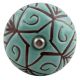 Sea Green Etched Ceramic Wine Stopper